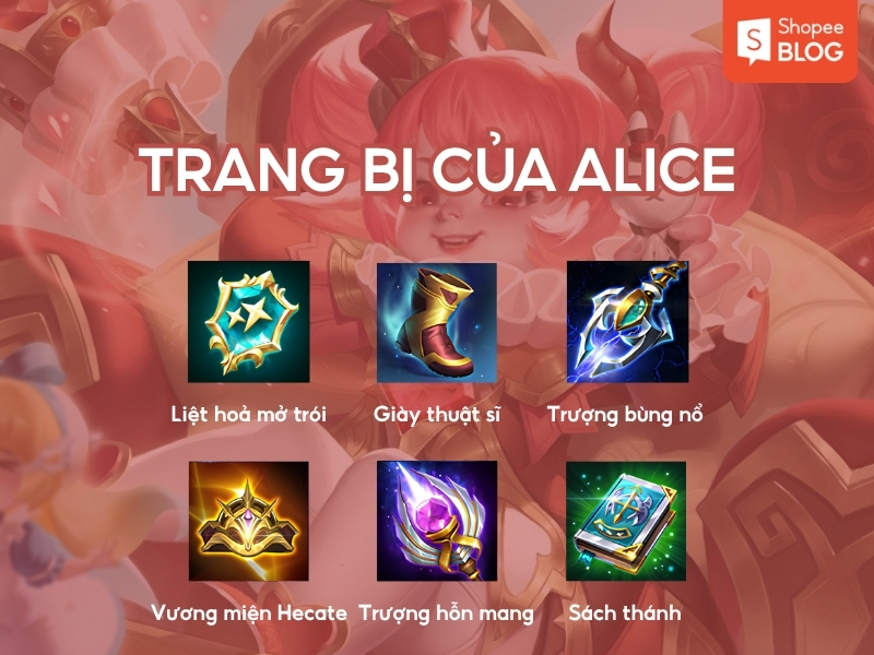 Trang bị của Alice
