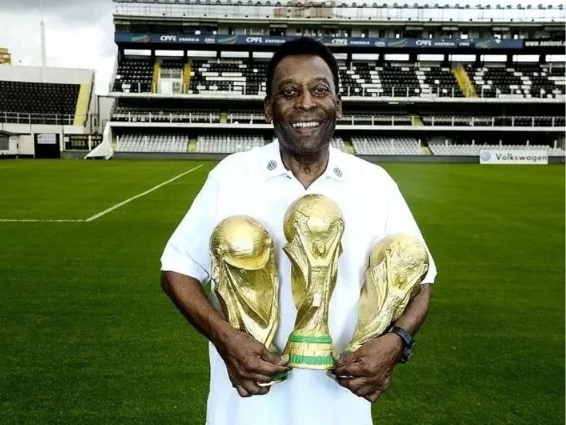 Cầu thủ sở hữu nhiều cup World Cup nhất Pelé