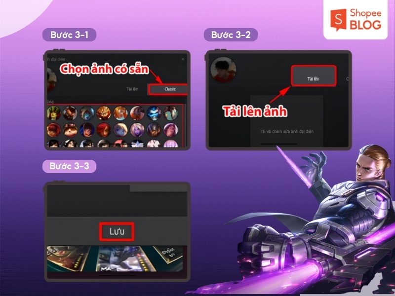 Cách thay avatar Liên Quân bằng Garena PC