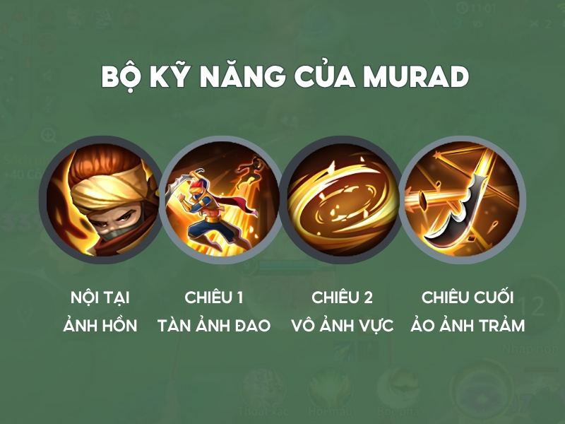Kỹ năng tướng Murad