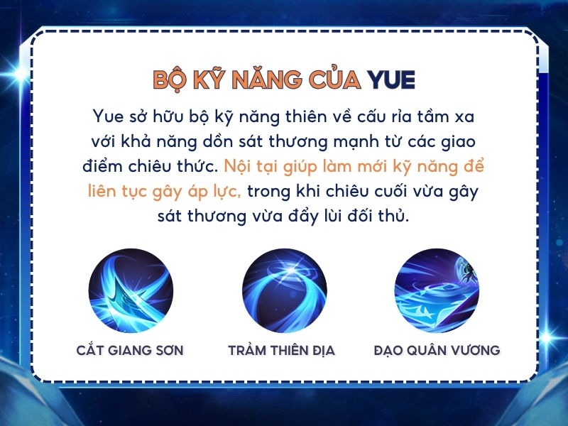 Bộ kỹ năng của Yue.