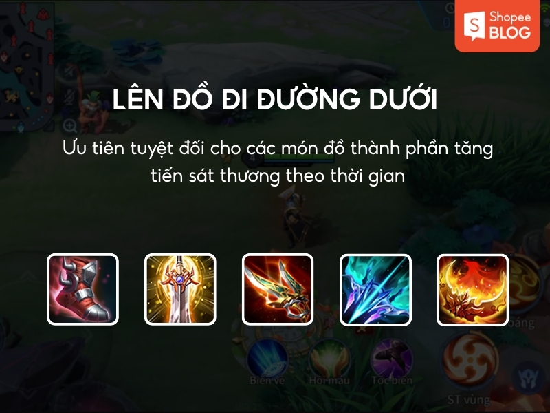 trang bị đi đường dưới liên quân