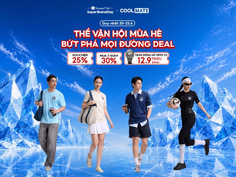 Chương trình Super Brand Day Coolmate 20-23.6