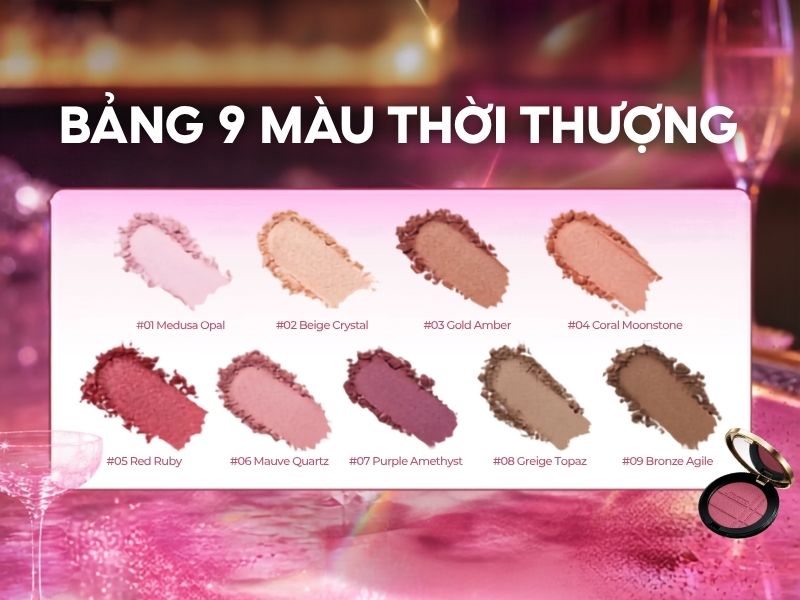 BST 9 sắc độ của Shiseido Color Enhancer
