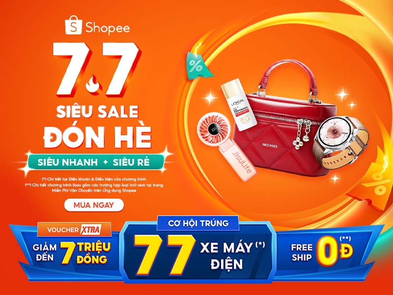 7.7 Siêu Sale Đón Hè