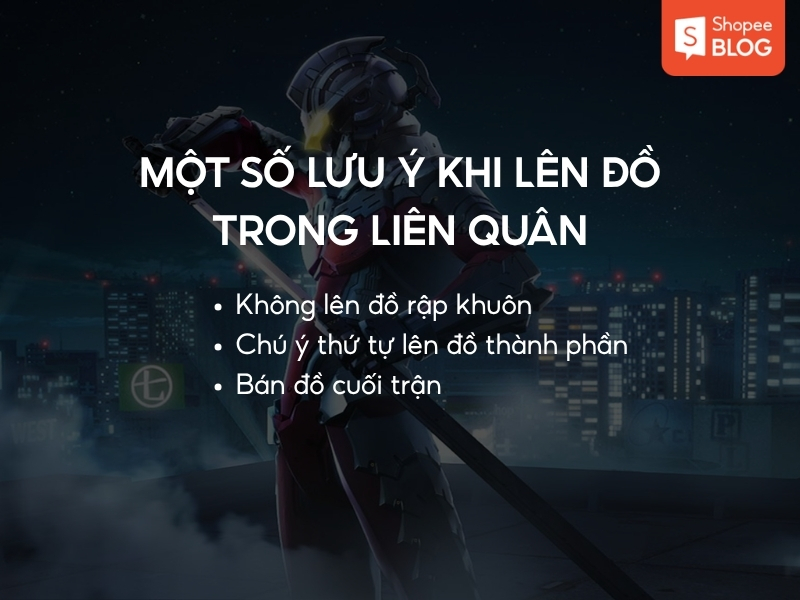 lưu ý để lên đồ Liên Quân 