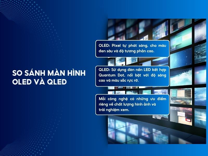 Tivi OLED và QLED khác nhau như thế nào?