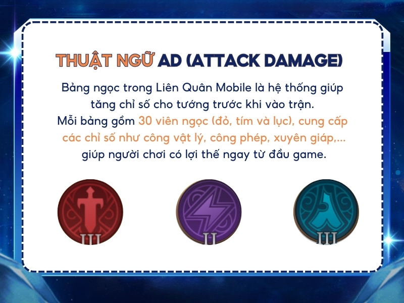 Bảng ngọc Liên Quân là gì?