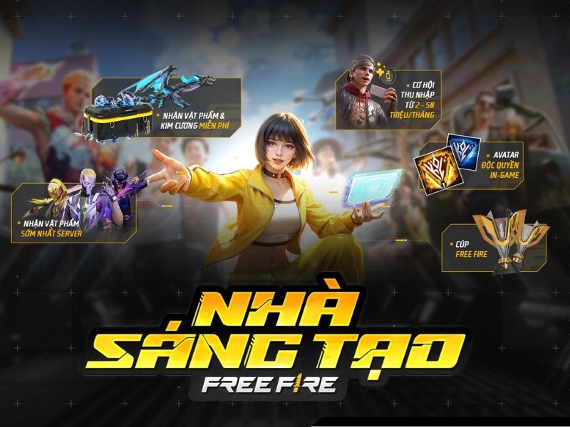 Sự kiện kim cương Free Fire miễn phí từ Garena