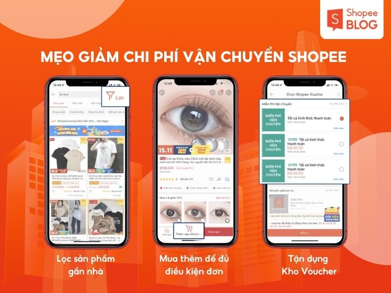 Mẹo mua hàng trên Shopee với phí vận chuyển thấp