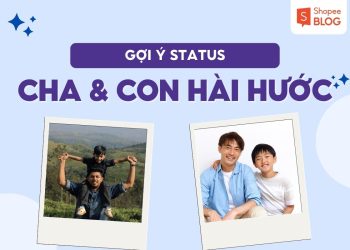 stt cha con hài hước