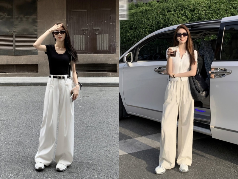 Phối đồ với quần phong cách tối giản