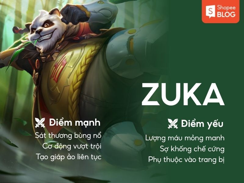 tướng Zuka trong liên quân