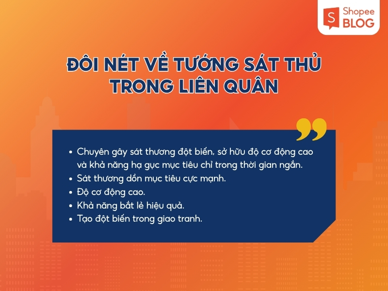 Đôi nét về sát thủ trong Liên Quân