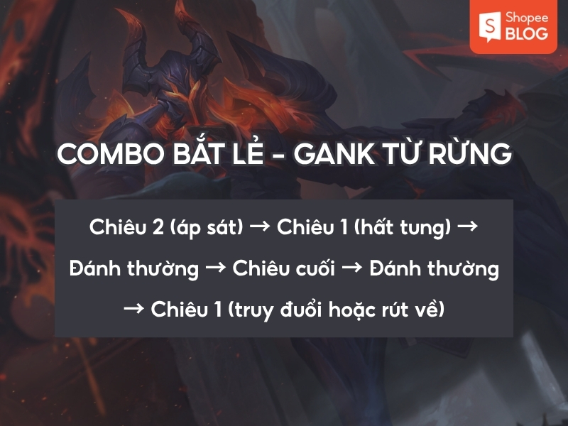 Combo bắt lẻ Nakroth