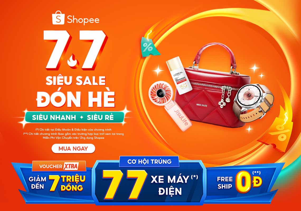 săn sale shopee 7.7