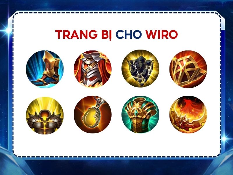 trang bị cho wiro