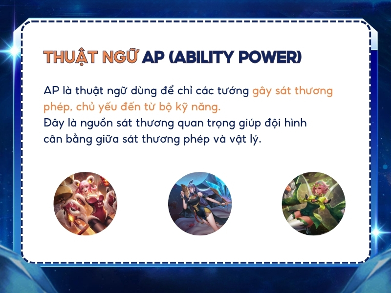 Thuật ngữ AP (Ability Power) trong Liên Quân.