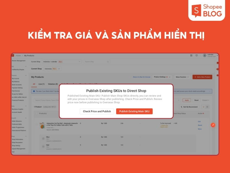 Giao diện yêu cầu đăng nhập lại để kích hoạt liên kết Tài khoản chính