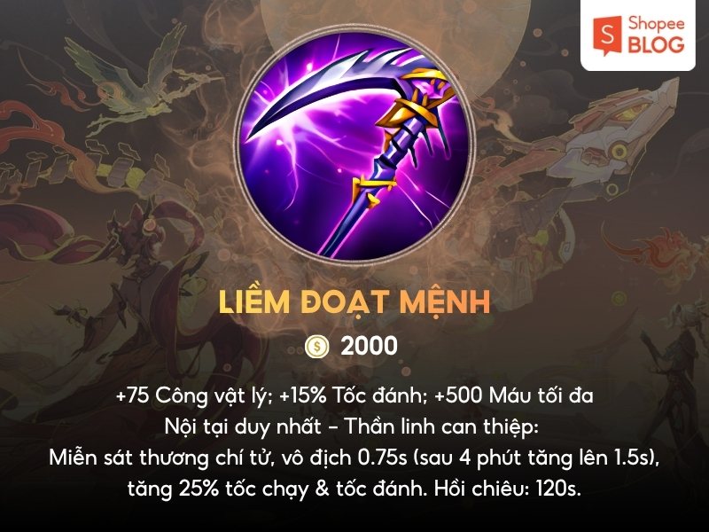 Liềm đoạt mệnh Liên Quân