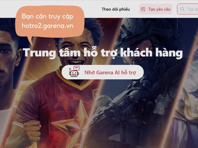 Trang Hỗ trợ 2.0 Garena Liên Quân