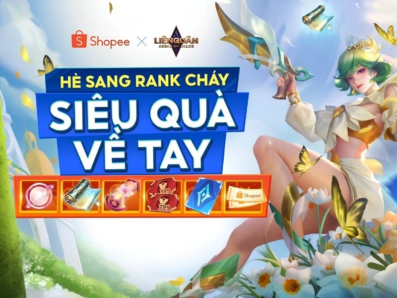 Shopee và ShopeePay tặng mã code Liên Quân