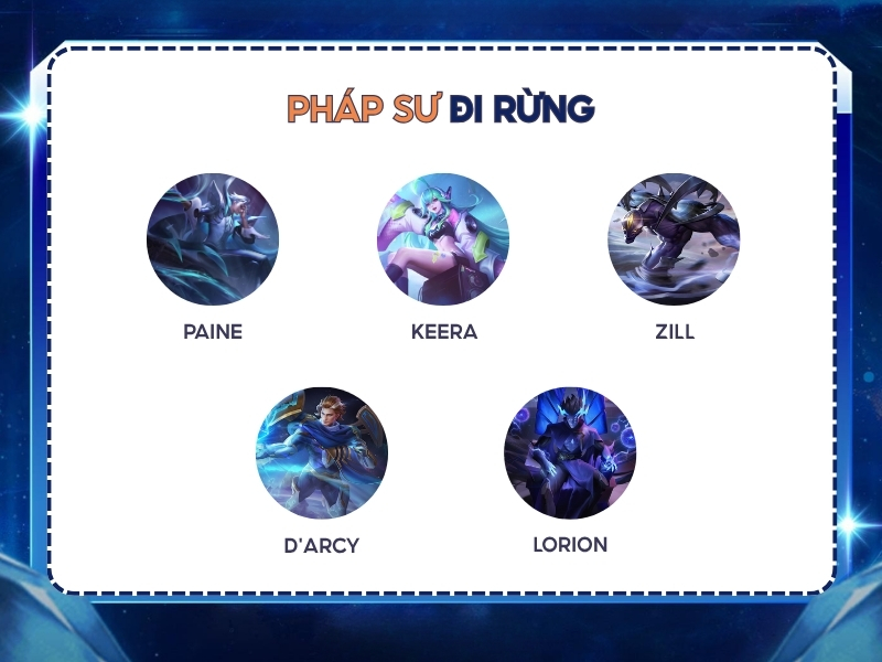 Pháp sư đi rừng trong Liên Quân.