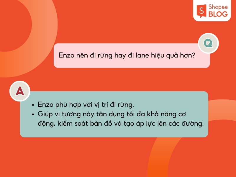 Enzo phù hợp với vị trí đi rừng