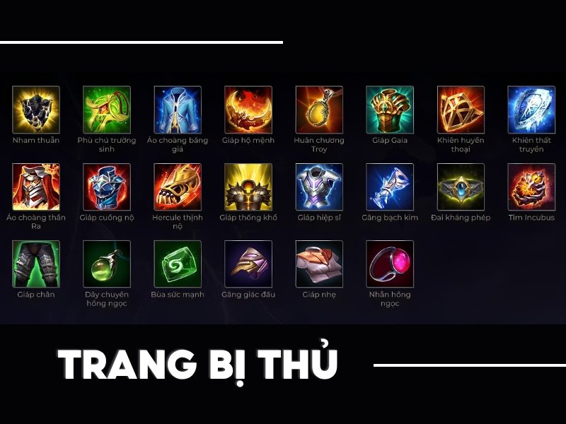 Nhóm trang bị Thủ Liên Quân