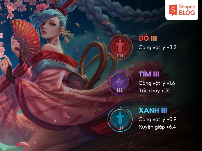 Bảng ngọc cho Airi Liên Quân