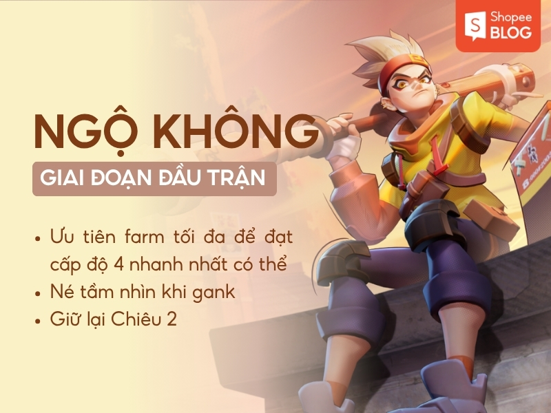 Cách chơi Ngộ Không ở giai đoạn đầu