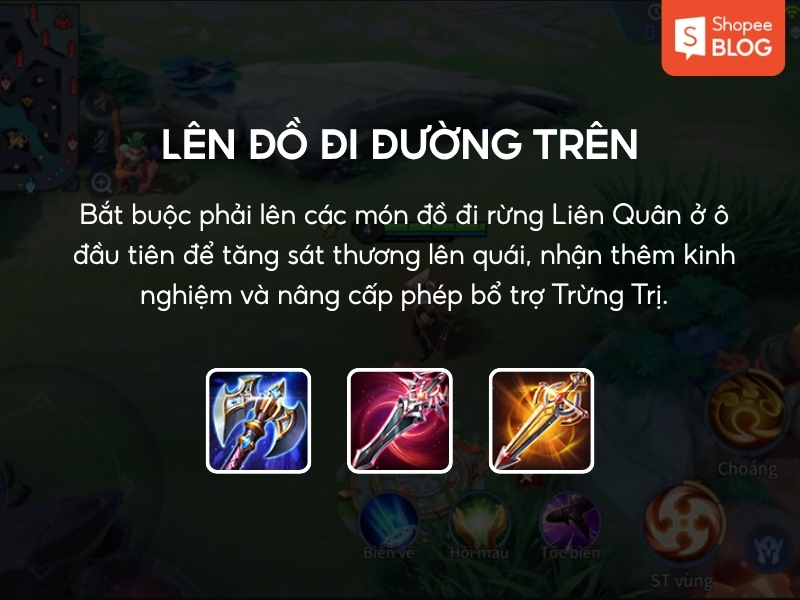 trang bị đi rừng liên quân