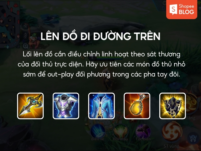 trang bị đi đường trên liên quân