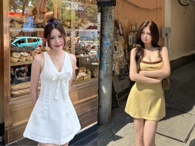 phối đồ mùa hè cho nữ lùn
