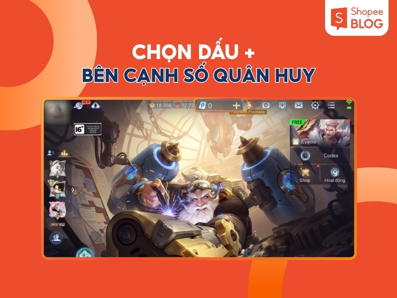 Hướng dẫn nạp Quân Huy trong Liên Quân Mobile