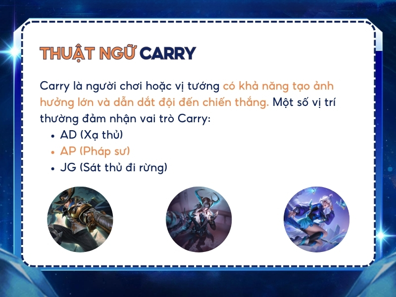 Thuật ngữ Carry trong Liên Quân.