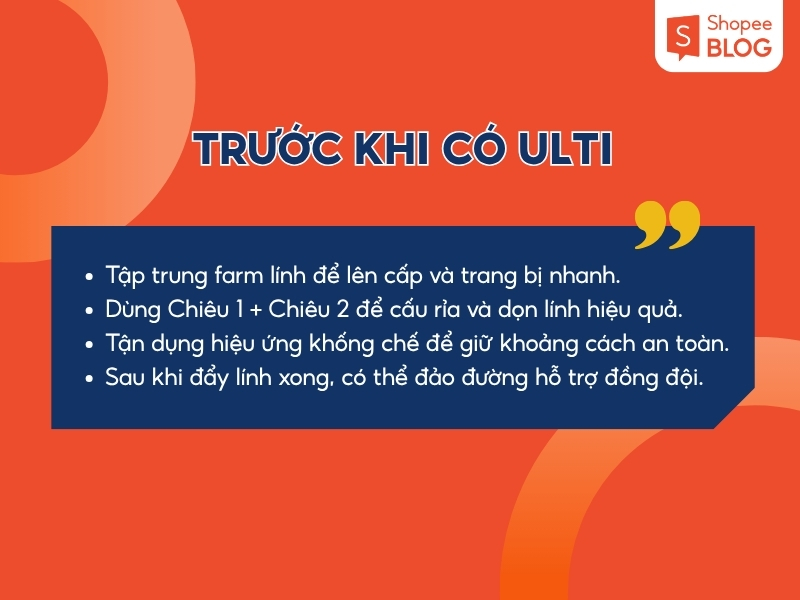 Cách chơi Krixi trước khi có Ulti 