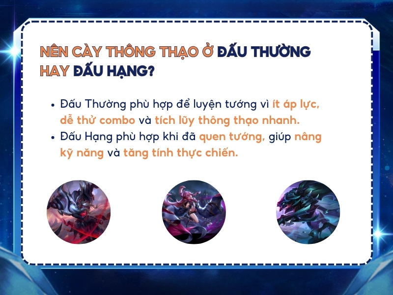 Cách tăng thông thạo tướng Liên Quân nhanh.