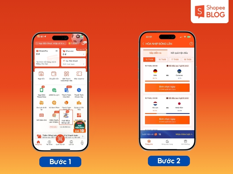 Mở ShopeePay để tham gia chương trình