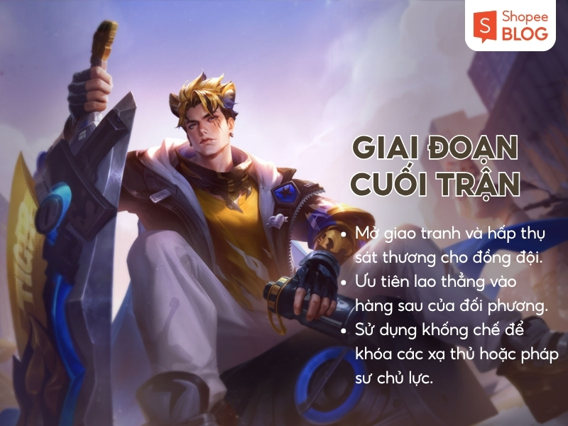 Arthur mở giao tranh tổng, lao vào tuyến sau đối phương trong combat cuối trận 