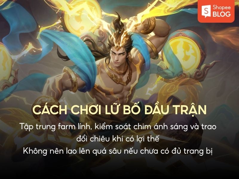 cách chơi lữ bố đầu trận
