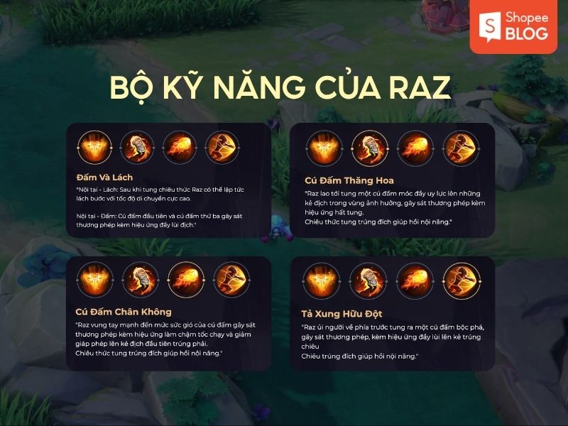 kỹ năng của raz