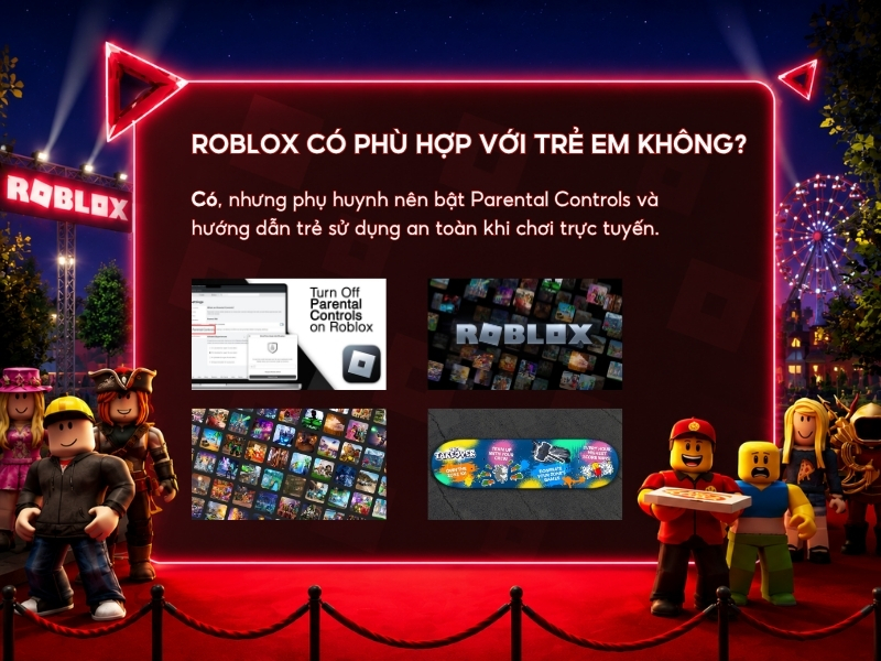 Roblox có phù hợp với trẻ em không? 