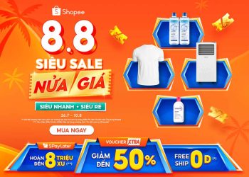 8.8 Siêu Sale Nửa Giá
