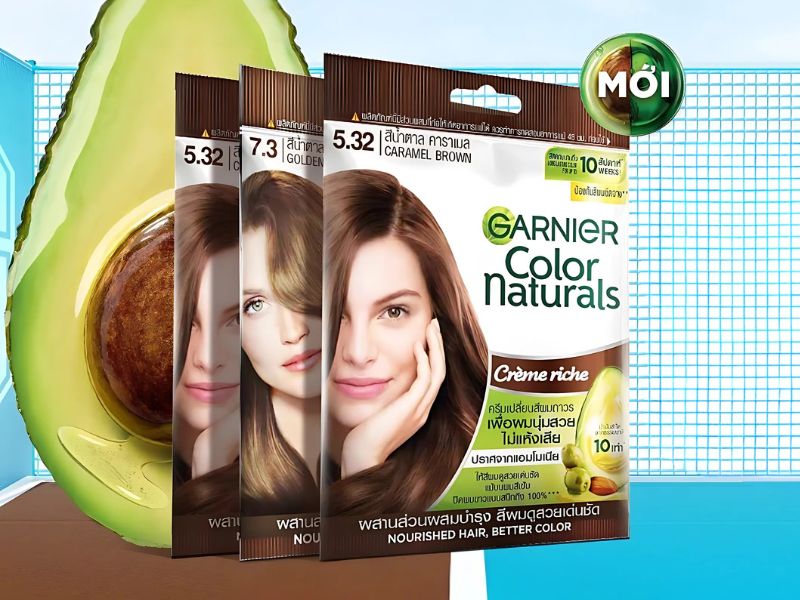 Kem nhuộm tóc Garnier Color Naturals Ultra Colors
