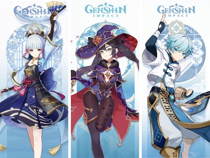 Đội hình thẻ bài Genshin Impact Ayaka-Mona Freeze TCG