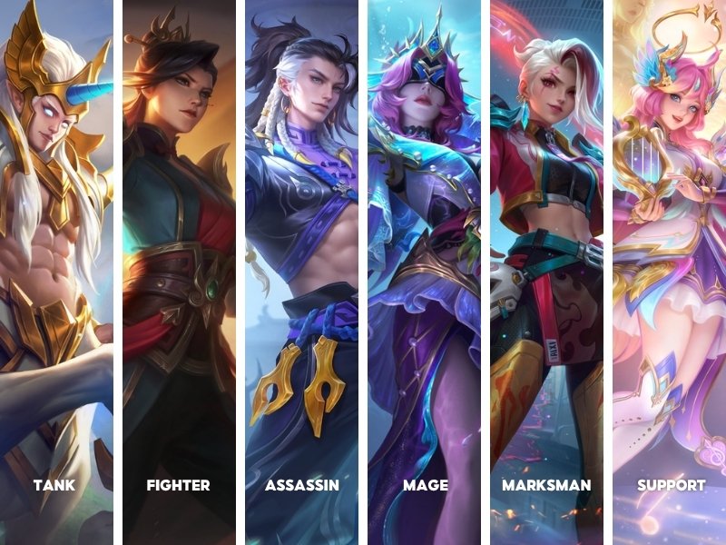 Các tướng trong game MLBB Mobile Legends Bang Bang