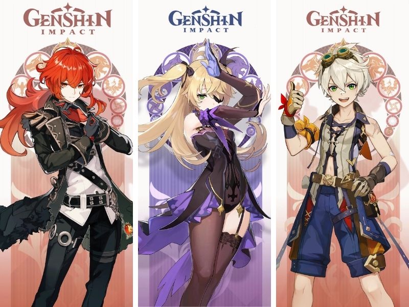 Đội hình thẻ bài Genshin Impact Diluc OTK Deck