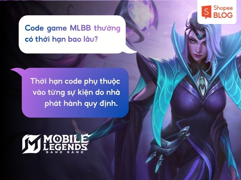 Thời hạn code Bang Bang Mobile Legends