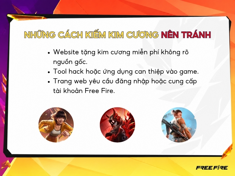 Những cách kiếm kim cương bạn nên tránh. 